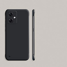 Handyhülle Hülle Hartschalen Kunststoff Rahmenlos Schutzhülle Tasche Matt für Xiaomi Redmi Note 12R Pro 5G Schwarz