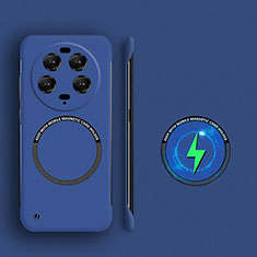 Handyhülle Hülle Hartschalen Kunststoff Rahmenlos Schutzhülle Tasche Matt mit Mag-Safe Magnetic Magnetisch für Xiaomi Mi 13 Ultra 5G Blau