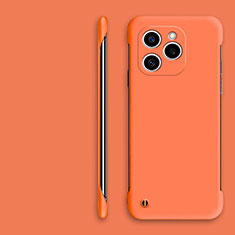 Handyhülle Hülle Hartschalen Kunststoff Rahmenlos Schutzhülle Tasche Matt P01 für Huawei Honor 60 SE 5G Orange