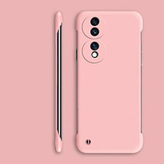 Handyhülle Hülle Hartschalen Kunststoff Rahmenlos Schutzhülle Tasche Matt P01 für Huawei Honor 70 5G Rosegold