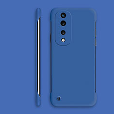 Handyhülle Hülle Hartschalen Kunststoff Rahmenlos Schutzhülle Tasche Matt P01 für Huawei Honor 70 Pro 5G Blau