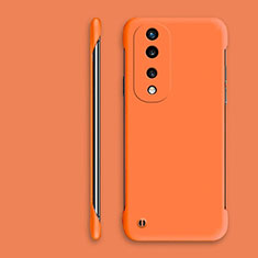 Handyhülle Hülle Hartschalen Kunststoff Rahmenlos Schutzhülle Tasche Matt P01 für Huawei Honor 70 Pro 5G Orange