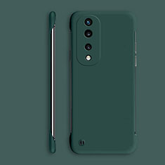 Handyhülle Hülle Hartschalen Kunststoff Rahmenlos Schutzhülle Tasche Matt P01 für Huawei Honor 70 Pro+ Plus 5G Nachtgrün