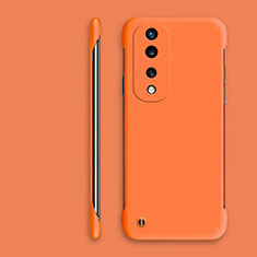 Handyhülle Hülle Hartschalen Kunststoff Rahmenlos Schutzhülle Tasche Matt P01 für Huawei Honor 70 Pro+ Plus 5G Orange