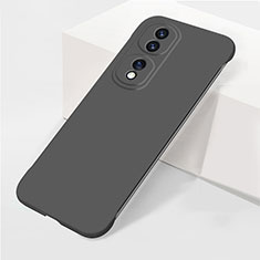 Handyhülle Hülle Hartschalen Kunststoff Rahmenlos Schutzhülle Tasche Matt P01 für Huawei Honor 80 Pro Flat 5G Schwarz