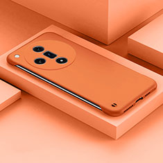 Handyhülle Hülle Hartschalen Kunststoff Rahmenlos Schutzhülle Tasche Matt P01 für Oppo Find X7 5G Orange