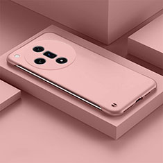 Handyhülle Hülle Hartschalen Kunststoff Rahmenlos Schutzhülle Tasche Matt P01 für Oppo Find X7 Ultra 5G Rosa