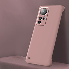 Handyhülle Hülle Hartschalen Kunststoff Rahmenlos Schutzhülle Tasche Matt P01 für Xiaomi Redmi Note 12S Rosa