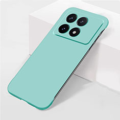 Handyhülle Hülle Hartschalen Kunststoff Rahmenlos Schutzhülle Tasche Matt P02 für Xiaomi Redmi K70 5G Cyan