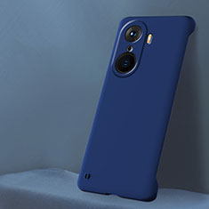 Handyhülle Hülle Hartschalen Kunststoff Rahmenlos Schutzhülle Tasche Matt Z01 für Huawei Honor 60 5G Blau