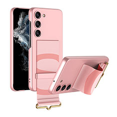 Handyhülle Hülle Hartschalen Kunststoff Schutzhülle Tasche Matt AC1 für Samsung Galaxy S21 5G Rosa