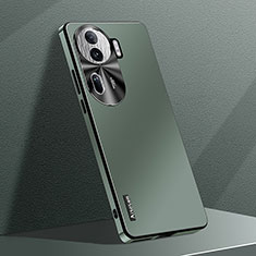 Handyhülle Hülle Hartschalen Kunststoff Schutzhülle Tasche Matt AT1 für Oppo Reno11 Pro 5G Grün