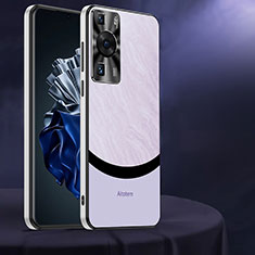 Handyhülle Hülle Hartschalen Kunststoff Schutzhülle Tasche Matt AT3 für Huawei P60 Pro Violett