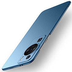 Handyhülle Hülle Hartschalen Kunststoff Schutzhülle Tasche Matt für Huawei P60 Pro Blau