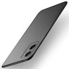 Handyhülle Hülle Hartschalen Kunststoff Schutzhülle Tasche Matt für Oppo A36 Schwarz