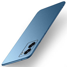 Handyhülle Hülle Hartschalen Kunststoff Schutzhülle Tasche Matt für Oppo A57 5G Blau