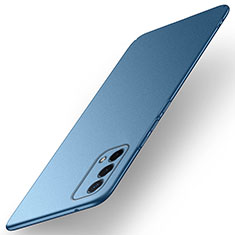 Handyhülle Hülle Hartschalen Kunststoff Schutzhülle Tasche Matt für Oppo A74 5G Blau