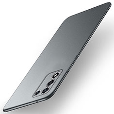 Handyhülle Hülle Hartschalen Kunststoff Schutzhülle Tasche Matt für Oppo K9S 5G Grau