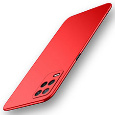 Handyhülle Hülle Hartschalen Kunststoff Schutzhülle Tasche Matt für Realme Q3 5G Rot