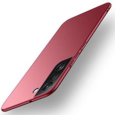 Handyhülle Hülle Hartschalen Kunststoff Schutzhülle Tasche Matt für Samsung Galaxy S21 Plus 5G Rot