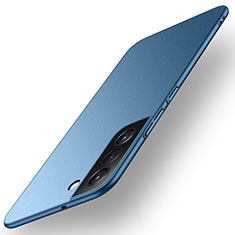 Handyhülle Hülle Hartschalen Kunststoff Schutzhülle Tasche Matt für Samsung Galaxy S23 5G Blau