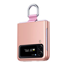 Handyhülle Hülle Hartschalen Kunststoff Schutzhülle Tasche Matt für Samsung Galaxy Z Flip4 5G Rosegold