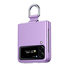 Handyhülle Hülle Hartschalen Kunststoff Schutzhülle Tasche Matt für Samsung Galaxy Z Flip4 5G Violett