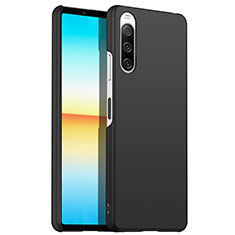 Handyhülle Hülle Hartschalen Kunststoff Schutzhülle Tasche Matt für Sony Xperia 10 III Lite Schwarz