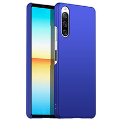 Handyhülle Hülle Hartschalen Kunststoff Schutzhülle Tasche Matt für Sony Xperia 10 V Blau