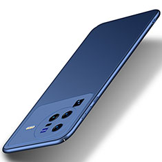 Handyhülle Hülle Hartschalen Kunststoff Schutzhülle Tasche Matt für Vivo X80 Pro 5G Blau