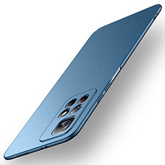 Handyhülle Hülle Hartschalen Kunststoff Schutzhülle Tasche Matt für Xiaomi Redmi Note 11T 5G Blau