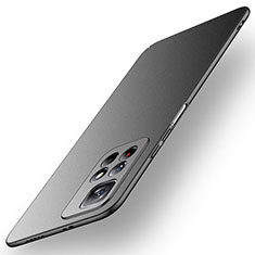 Handyhülle Hülle Hartschalen Kunststoff Schutzhülle Tasche Matt für Xiaomi Redmi Note 11T 5G Schwarz
