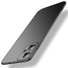 Handyhülle Hülle Hartschalen Kunststoff Schutzhülle Tasche Matt für Xiaomi Redmi Note 11T Pro 5G Schwarz