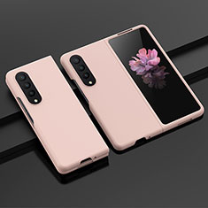 Handyhülle Hülle Hartschalen Kunststoff Schutzhülle Tasche Matt H04 für Samsung Galaxy Z Fold4 5G Rosegold