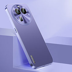 Handyhülle Hülle Hartschalen Kunststoff Schutzhülle Tasche Matt JL1 für Oppo Find X6 Pro 5G Violett