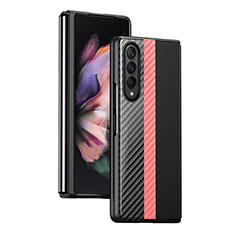 Handyhülle Hülle Hartschalen Kunststoff Schutzhülle Tasche Matt L09 für Samsung Galaxy Z Fold4 5G Rosa