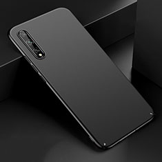 Handyhülle Hülle Hartschalen Kunststoff Schutzhülle Tasche Matt M01 für Huawei P smart S Schwarz