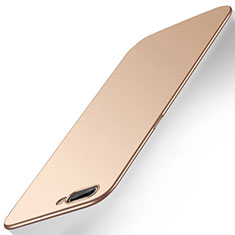 Handyhülle Hülle Hartschalen Kunststoff Schutzhülle Tasche Matt M01 für Oppo A5 Gold