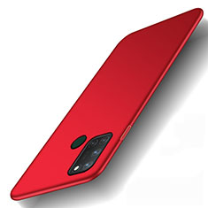 Handyhülle Hülle Hartschalen Kunststoff Schutzhülle Tasche Matt M01 für Realme 7i Rot