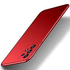 Handyhülle Hülle Hartschalen Kunststoff Schutzhülle Tasche Matt M01 für Samsung Galaxy A23 4G Rot