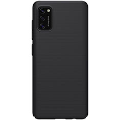 Handyhülle Hülle Hartschalen Kunststoff Schutzhülle Tasche Matt M01 für Samsung Galaxy A41 Schwarz