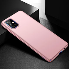 Handyhülle Hülle Hartschalen Kunststoff Schutzhülle Tasche Matt M01 für Samsung Galaxy A51 4G Rosegold