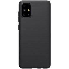 Handyhülle Hülle Hartschalen Kunststoff Schutzhülle Tasche Matt M01 für Samsung Galaxy A71 5G Schwarz