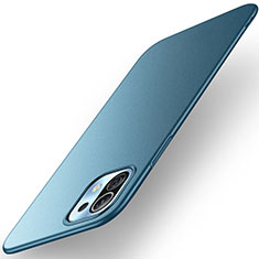 Handyhülle Hülle Hartschalen Kunststoff Schutzhülle Tasche Matt M01 für Xiaomi Mi 11 Lite 5G NE Blau