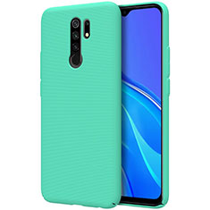 Handyhülle Hülle Hartschalen Kunststoff Schutzhülle Tasche Matt M01 für Xiaomi Redmi 9 Prime India Grün