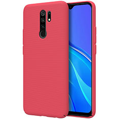 Handyhülle Hülle Hartschalen Kunststoff Schutzhülle Tasche Matt M01 für Xiaomi Redmi 9 Rot