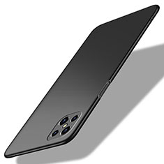 Handyhülle Hülle Hartschalen Kunststoff Schutzhülle Tasche Matt M02 für Oppo A92s 5G Schwarz