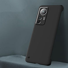 Handyhülle Hülle Hartschalen Kunststoff Schutzhülle Tasche Matt M02 für Xiaomi Mi 12X 5G Schwarz