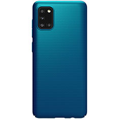 Handyhülle Hülle Hartschalen Kunststoff Schutzhülle Tasche Matt M03 für Samsung Galaxy A31 Blau