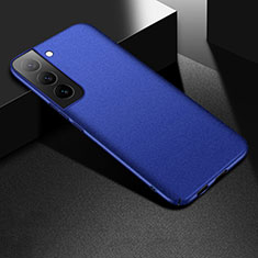 Handyhülle Hülle Hartschalen Kunststoff Schutzhülle Tasche Matt M06 für Samsung Galaxy S22 5G Blau